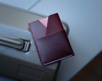 13 COLORS - Buttero Leather Kimono Card Wallet