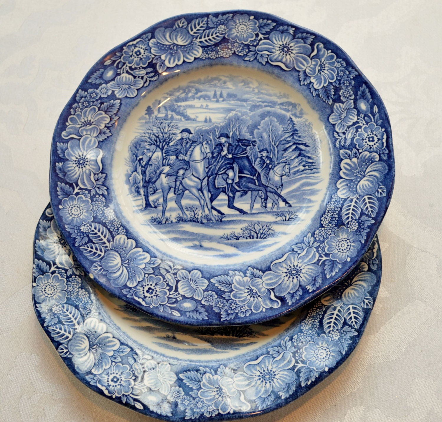 Liberty Blue Royal Staffordshire Transferware Set Made in England