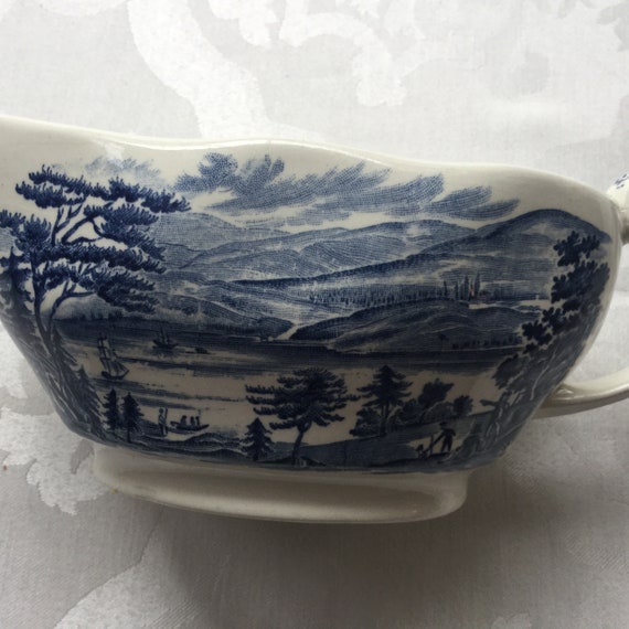 LIBERTY BLUE Gravy Boat