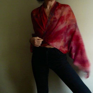 Hand-Dyed Linen Knit Cardigan: Organic Vegan Kimono Shrug by Tati
