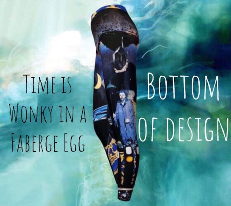 Time is Wonky in a Faberge Egg Leggings  bottom half of image 1