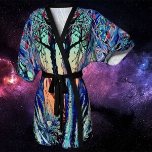 An Unusual Place Kimono Style Robe image 1