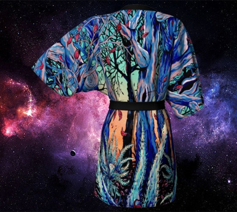 An Unusual Place Kimono Style Robe image 2