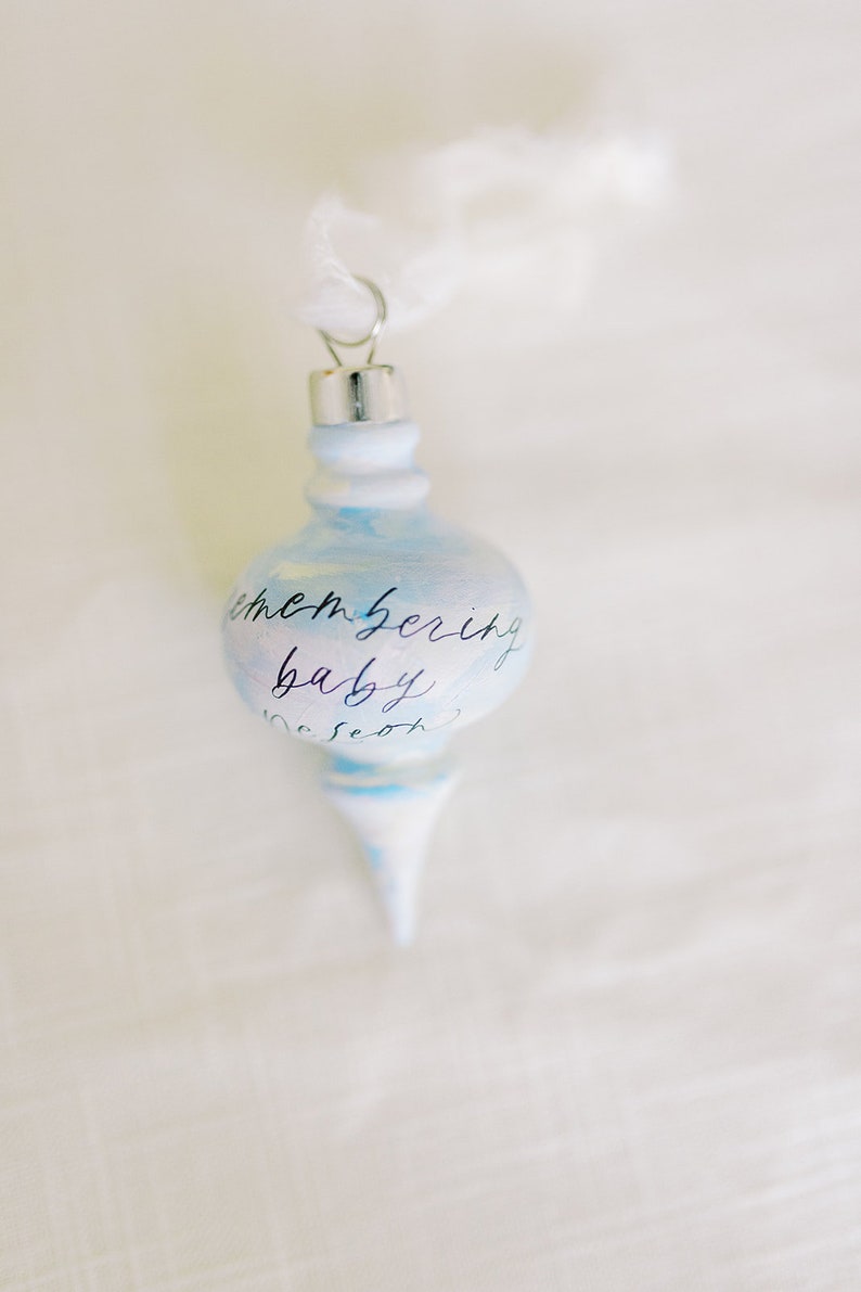 AngelBaby Remembrance Ornament Miscarriage Ornament, Pregnancy and Infant Loss Gift, Stillborn Baby Memorial Ornament, Sympathy Gift image 4