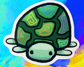 Tortuga pintada - Imán o pegatina