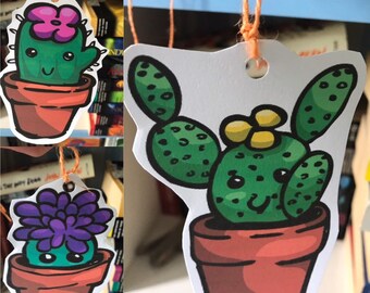 Marcadores de cactus: 3 en un paquete