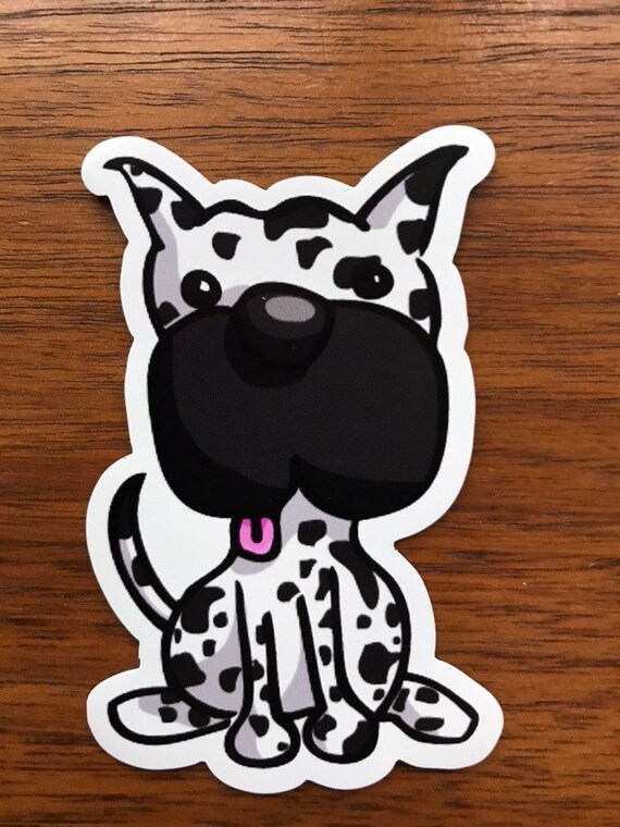 Spotted Great Dane Magnet Etsy