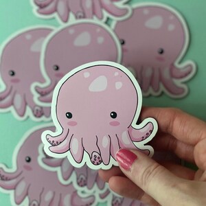 Roze Octopus Magneet