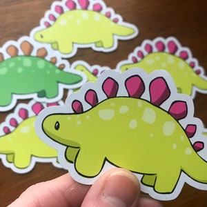 Yellow Stegosaurus Magnet