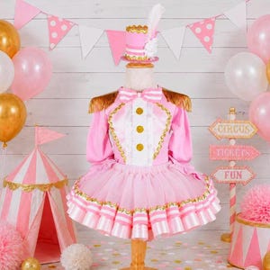 Girls Circus Outfit Carnival Ringleader Outfit Girl Ringmaster Costume Circus Dress Girls Circus Costume Girl Carnival Outfit Circus Tutu