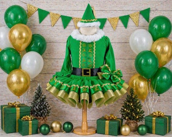 holiday elf dress Holiday Elf Costume for Women | Holiday Costumes | Adult | Womens | XS | Green/Red