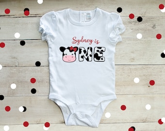 Farm Birthday Outfit Girls Barnyard First Birthday Cow Outfit Girl Cow Birthday Outfit Barn Birthday Outfit Girl Cow 1st Birthday Outfit