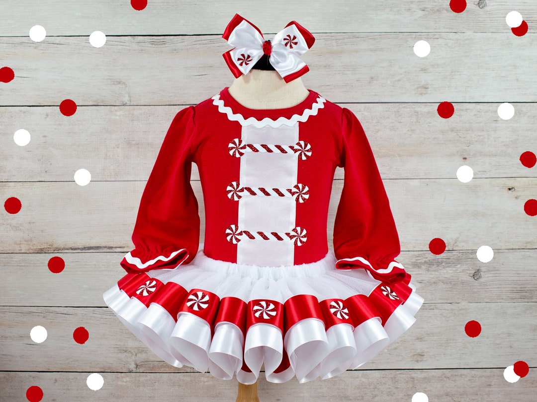 Candy Cane Dress Girl Nutcracker Costume Candy Cane Cutie Costume Candy