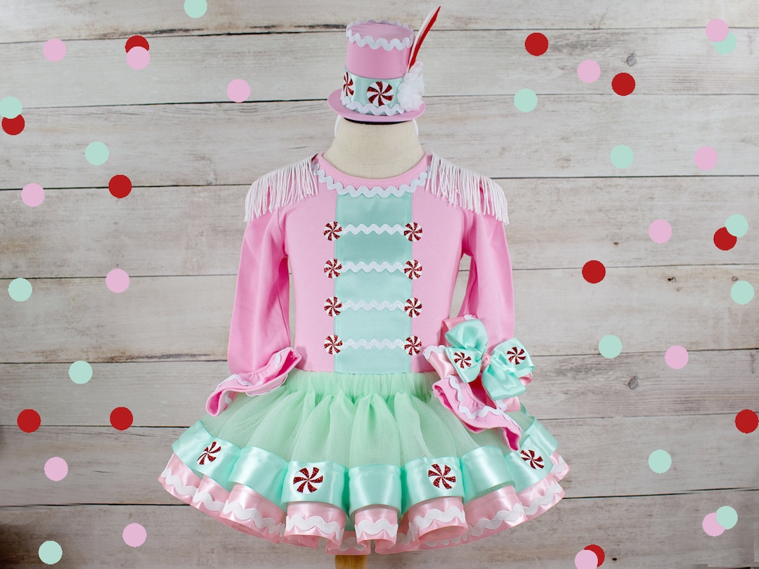 Candy Cane Dress Girl Nutcracker Costume Candy Cane Cutie Costume Candy