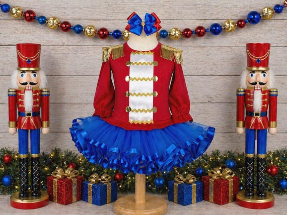 Girl Nutcracker Costume: Toy Soldier Dress, Circus Tutu Outfit