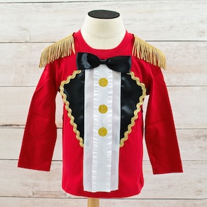 Boys Circus Costume Carnival Outfit Boy Lion Tamer Birthday Circus Boys Ringmaster Shirt Circus Birthday Ringmaster Costume Boy Ringleader