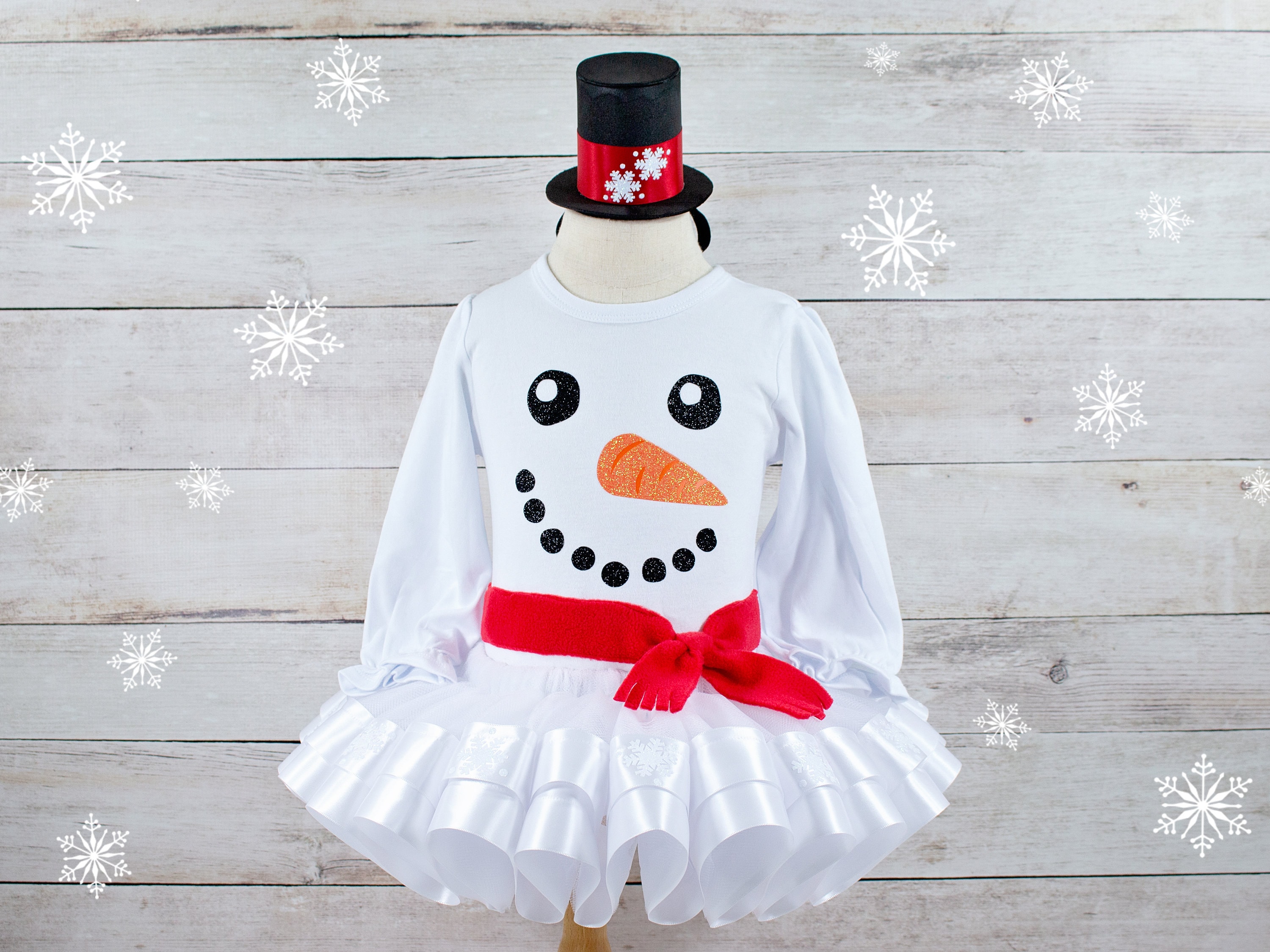  CHILDWEET 1 Set Snowman Dress up Kit Winter Snowman