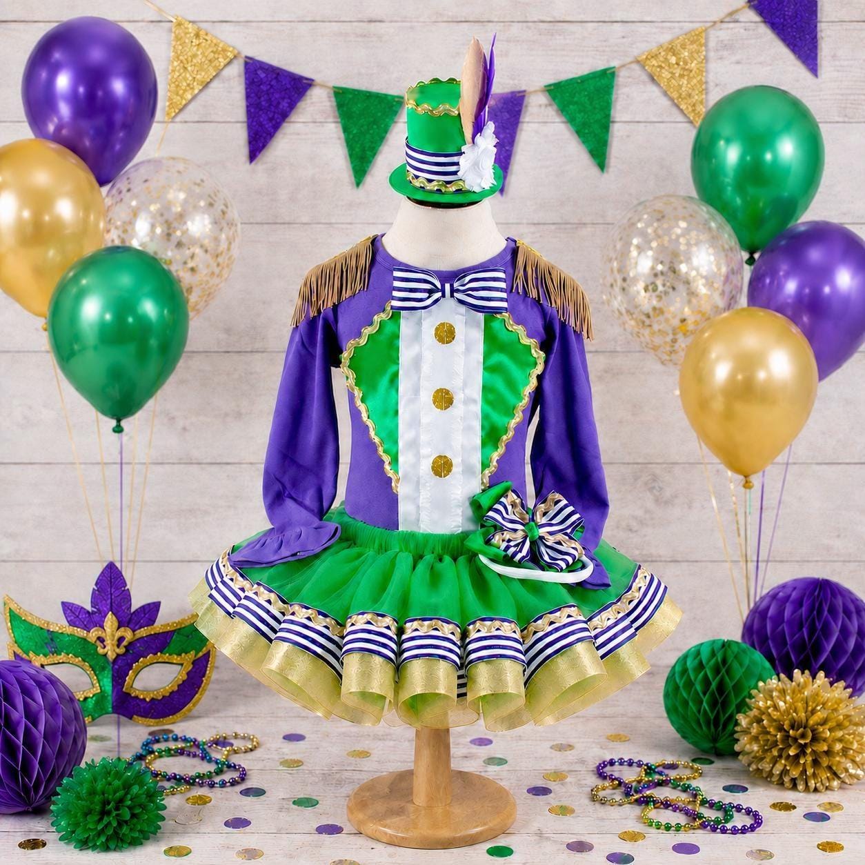 mardi gras theme party dress Sequin Sleeve Tier Dress, Purple Fleurty Girl this festive collection will carry you from stomping the route on St I love Mardi Gras:' Carnival