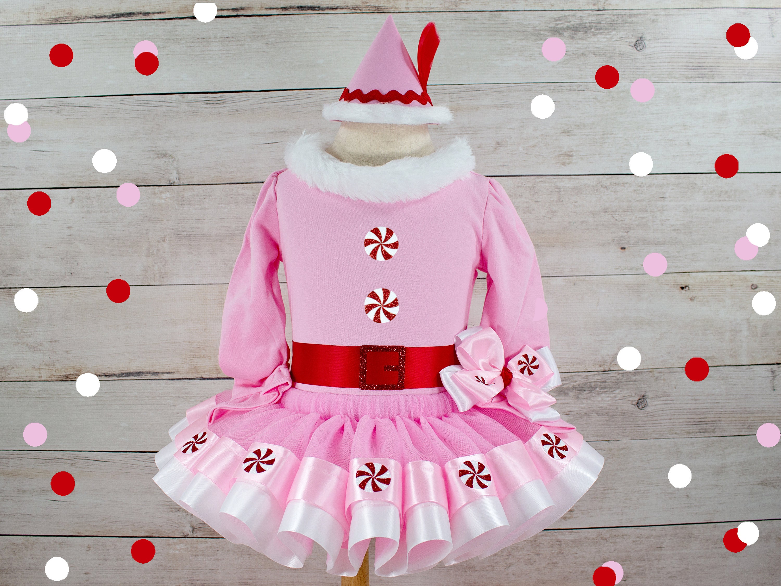 Baby Elf Costume Pink - Main Image