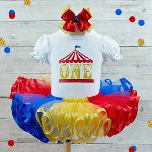 Circus Birthday Outfit Girl Carnival Outfit Circus Birthday Dress Girls First Birthday Circus Tutu Girls Circus Birthday Shirt Clown Outfit