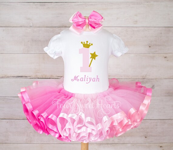 princess first birthday outfit