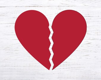 Download Half heart svg | Etsy