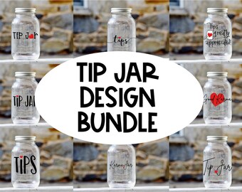 Tip Jar Svg Etsy