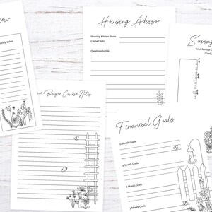 Printable Home Buying Planner Set - Printable Planner Inserts to Use in ...