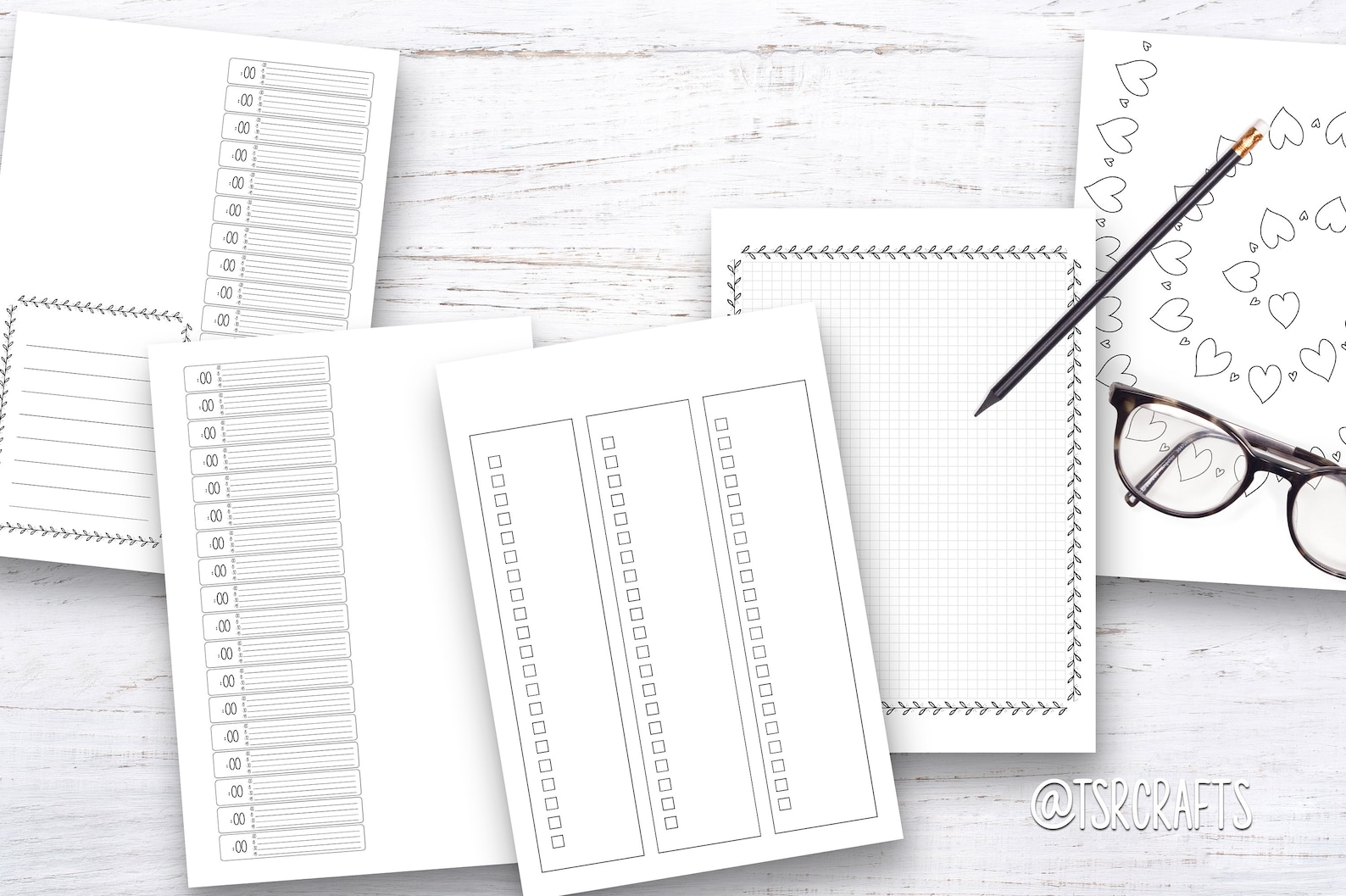 Printable Planner Templates / Printable Planner Inserts / Digital ...