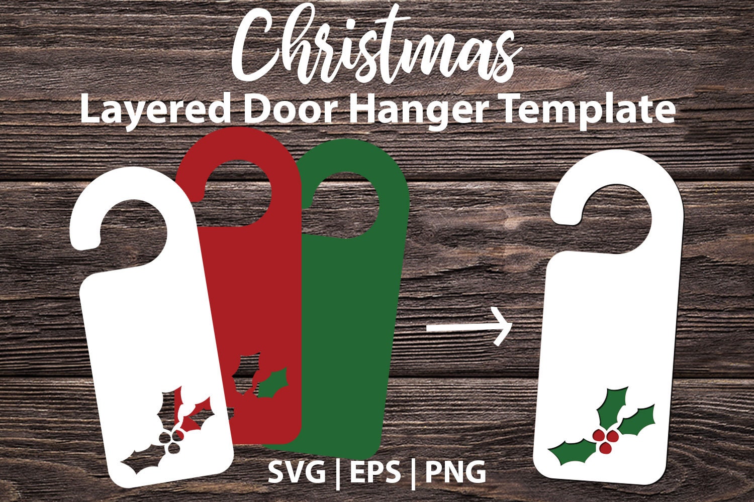 Christmas Layered Door Hanger Template Etsy Christmas Layered Door Hanger Template Etsy