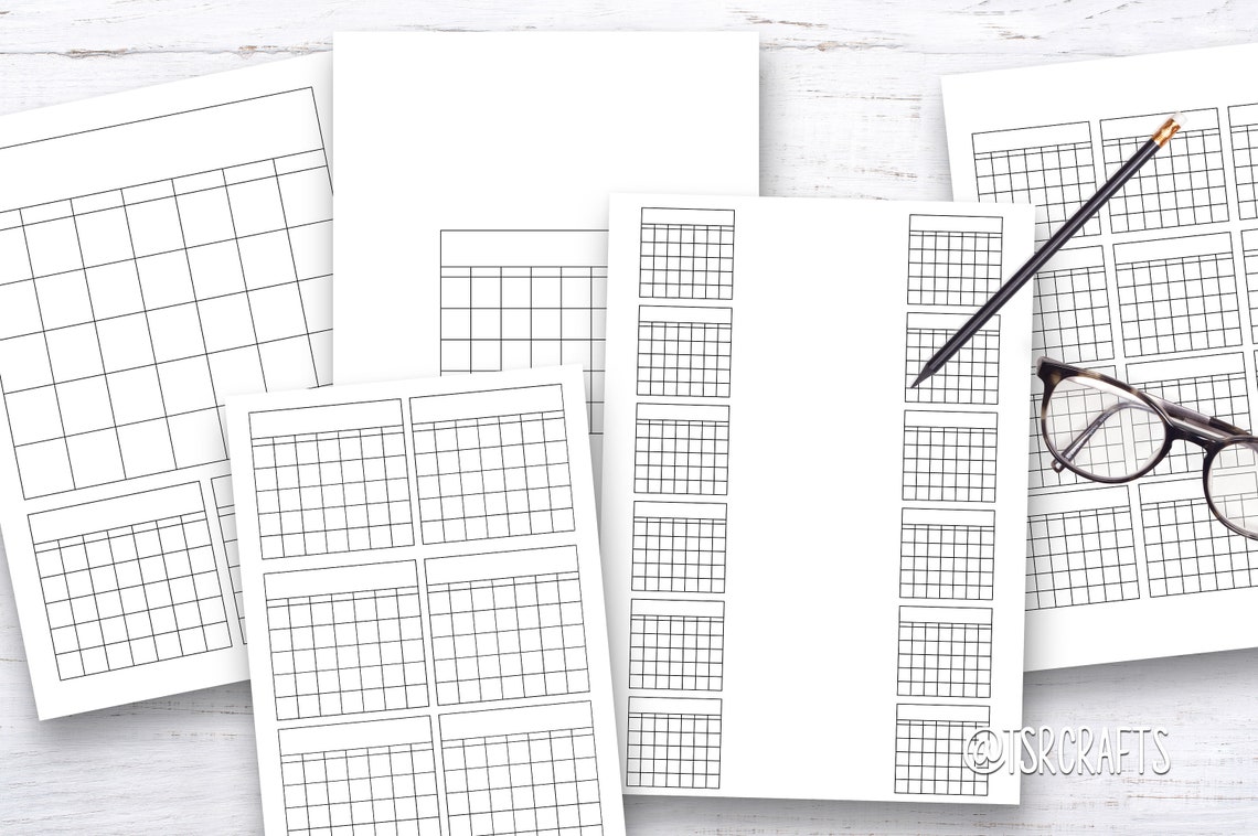 Printable Planner Templates / Printable Planner Inserts / - Etsy