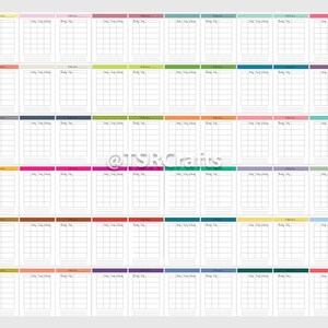 Teacher's 6 Subject Printable Planner Templates Bundle Journal ...