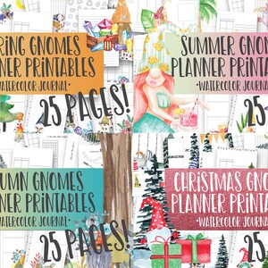 GNOME Planner Mega Bundle: Printable Gnome Planner, Planner Inserts ...