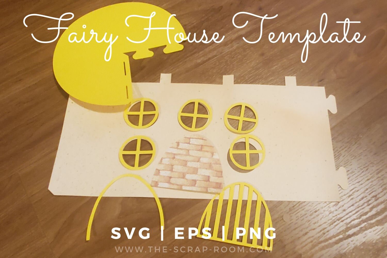 Paper House Template 3d Paper Craft Fairy House Svg Diy Paper House ...