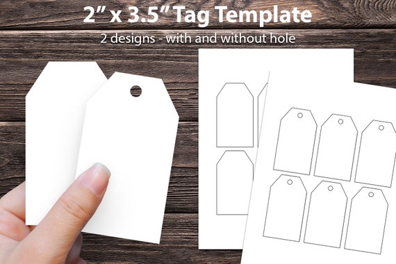 Printable Clothing Custom Price Tags Template 2 X 3.5 DIY Editable Kraft Hang  Tags Template Instant Download Custom Hang Tag Design 
