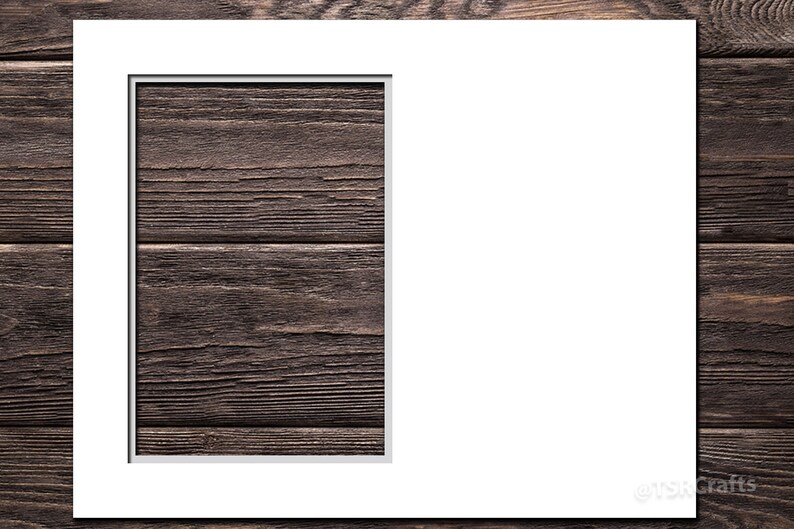 Photo Mat Frame Cut File for 8 X 10 Picture Frame Etsy