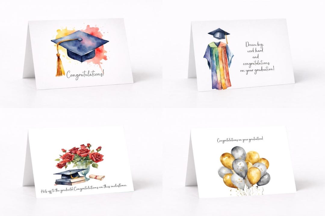 Grade R Graduation Card Printable Graduation Card Bundle PDF Card Graduation Card Card Template ...