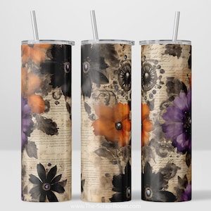 Halloween Tumbler Wrap PNG For Fall Sublimation tumbler png 20 oz skinny tumbler fall tumbler designs png seamless tumbler wrap design