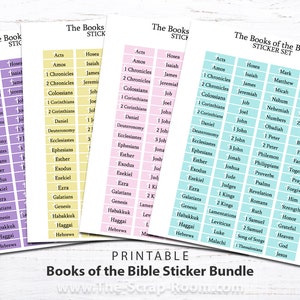 sticker bible books printable pastel stickers for devotional bundle printable bible journaling stickers bible study sticker set for planner