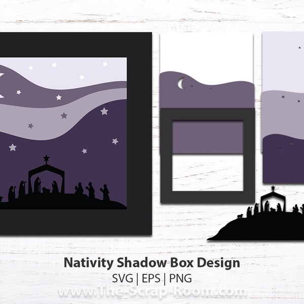 Nativity Shadow Box Design, Christmas Shadow Box SVG, SVG Shadow box, nativity art, Christmas decor, gift for Christmas, Christmas wall art Nativity Shadow Box Design, Christmas Shadow Box SVG, SVG Shadow box, nativity art, Christmas decor, gift for Christmas, Christmas wall art