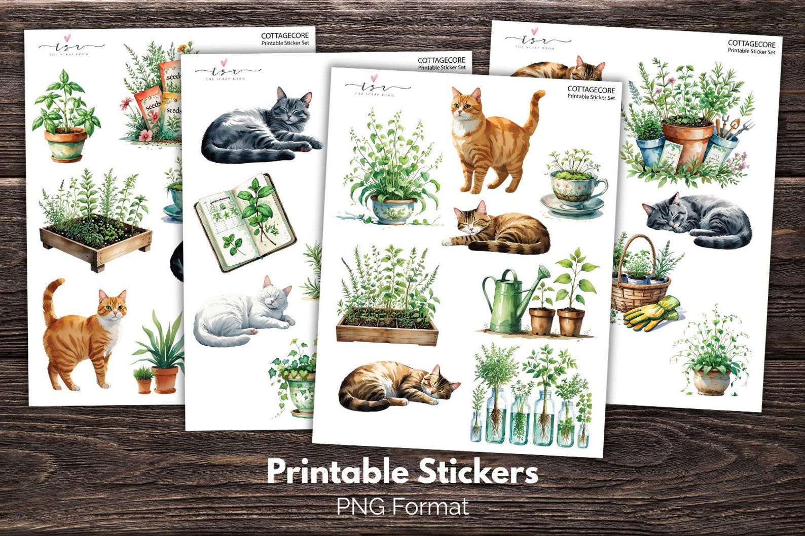 Junk Journal Stickers Bundle Printable Ephemera Sticker Bundle ...