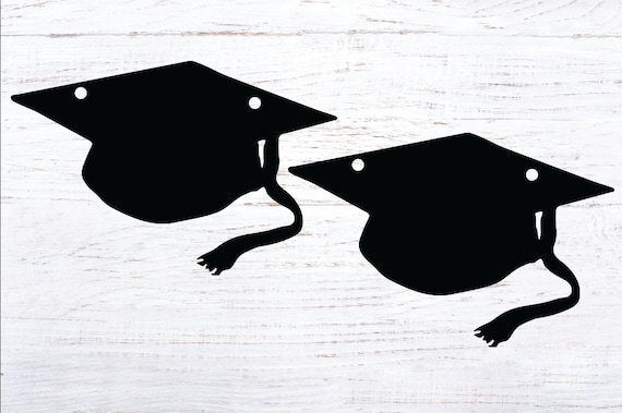 Download Graduation Cap Banner Svg Banner With Graduation Caps Grad Etsy