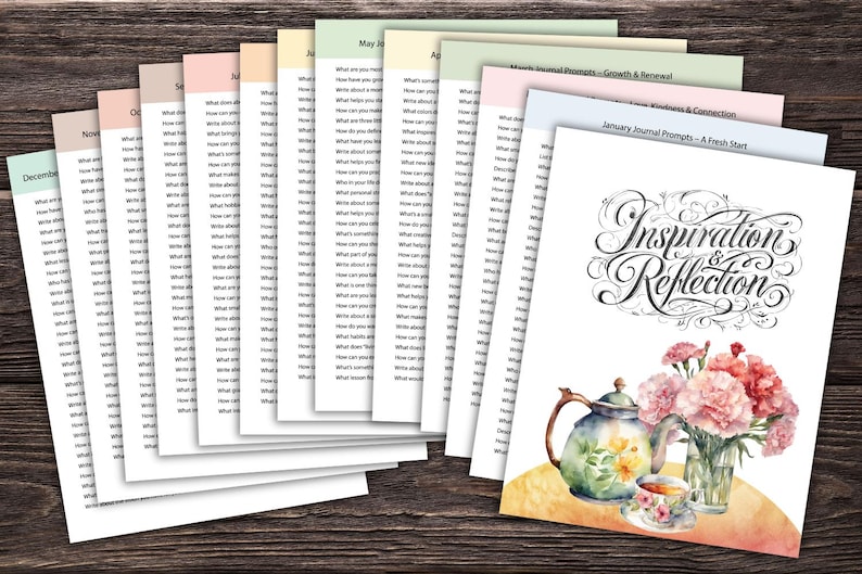Printable Journaling Prompts 365 Days of Inspiration and Reflection ...