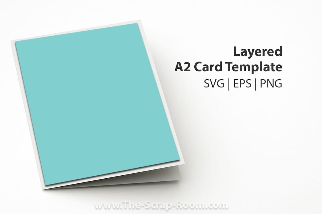 Layered A2 Card Template 5.5x4.25 Card Cut Files With 5.25x4 Rectangle Layered A2 Card Template 5.5x4.25 Card Cut Files With 5.25x4 Rectangle