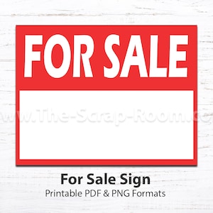 Te koop bord Directe download aanpasbare vectorafbeelding