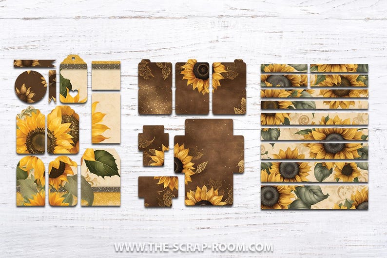 Sunflower Junk Journal Kit Printable Vintage Floral Ephemera ...