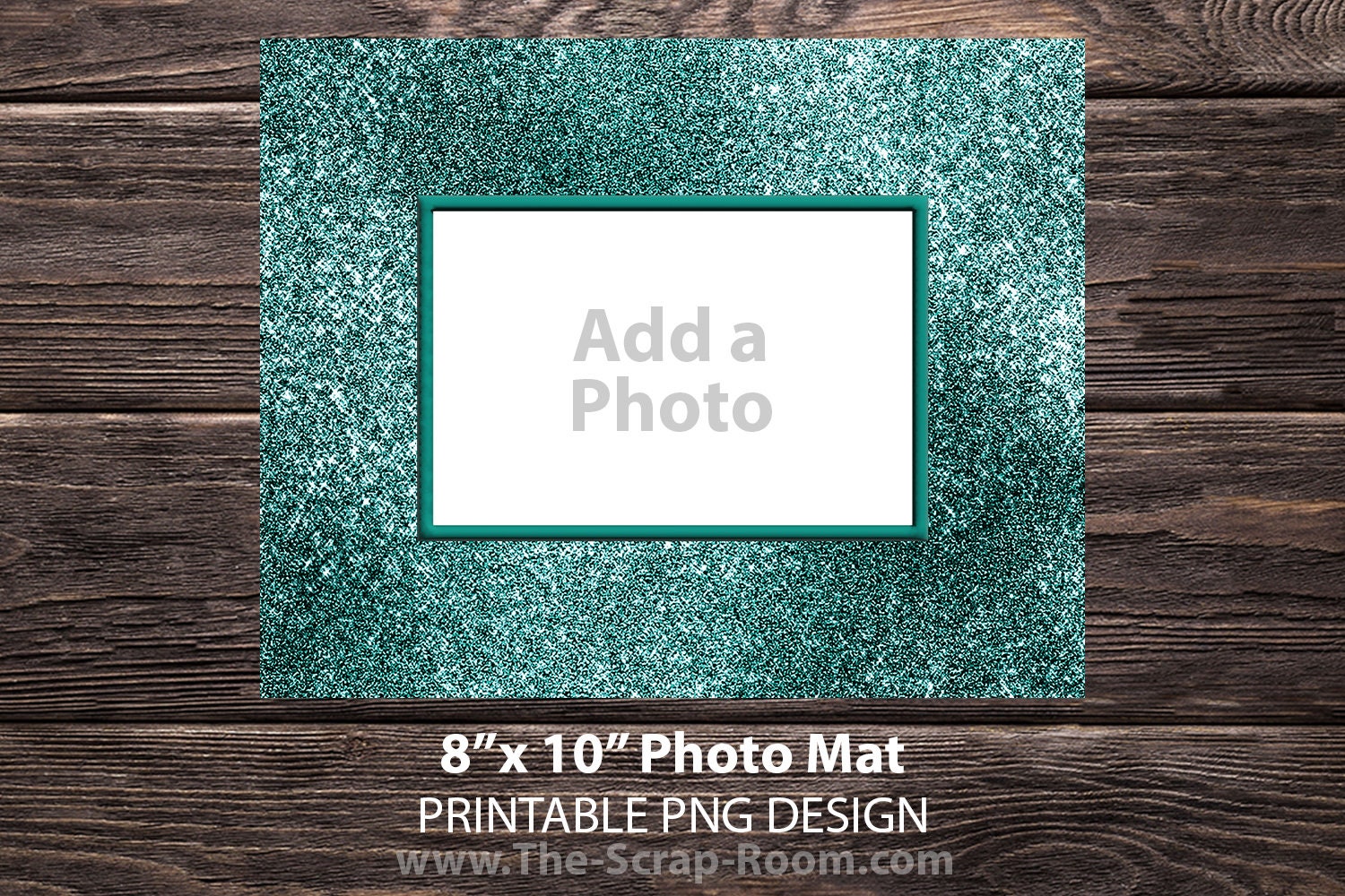 Printable Glitter Photo Mat for 8x10 picture frame: 8x10 photo mat,  matted framing, decor, wall art, picture mat, photo gift, sublimation
