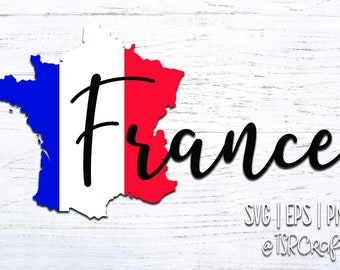 France SVG / PNG - High Quality Vector graphic - for DIY projects & crafts - svg/eps cut files and png clip art design set