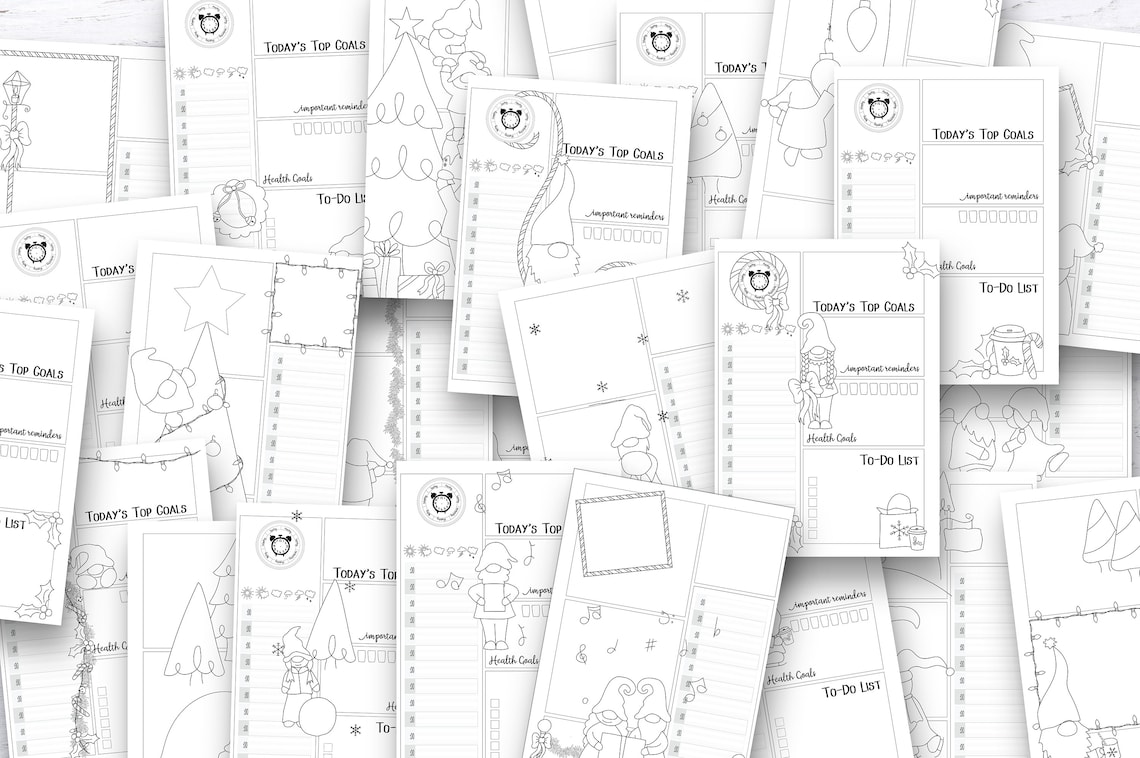 Printable Planner Journal Inserts / Digital Planner Bundle - Etsy