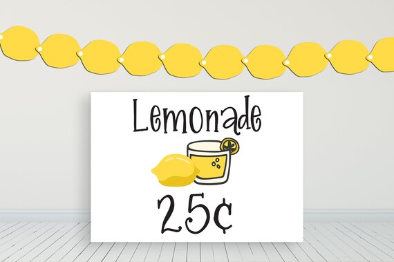 Lemonade 25 Cent Sign Png Svg For Print Cut Or Digital Etsy Lemonade 25 Cent Sign Png Svg For Print Cut Or Digital Etsy
